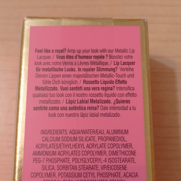 Juicy Couture Metallic Lip Lacquer Lipstick Femme Metale 01 - Picture 7 of 9